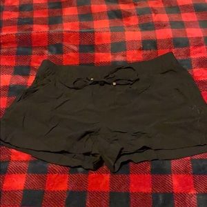 Black soft shorts